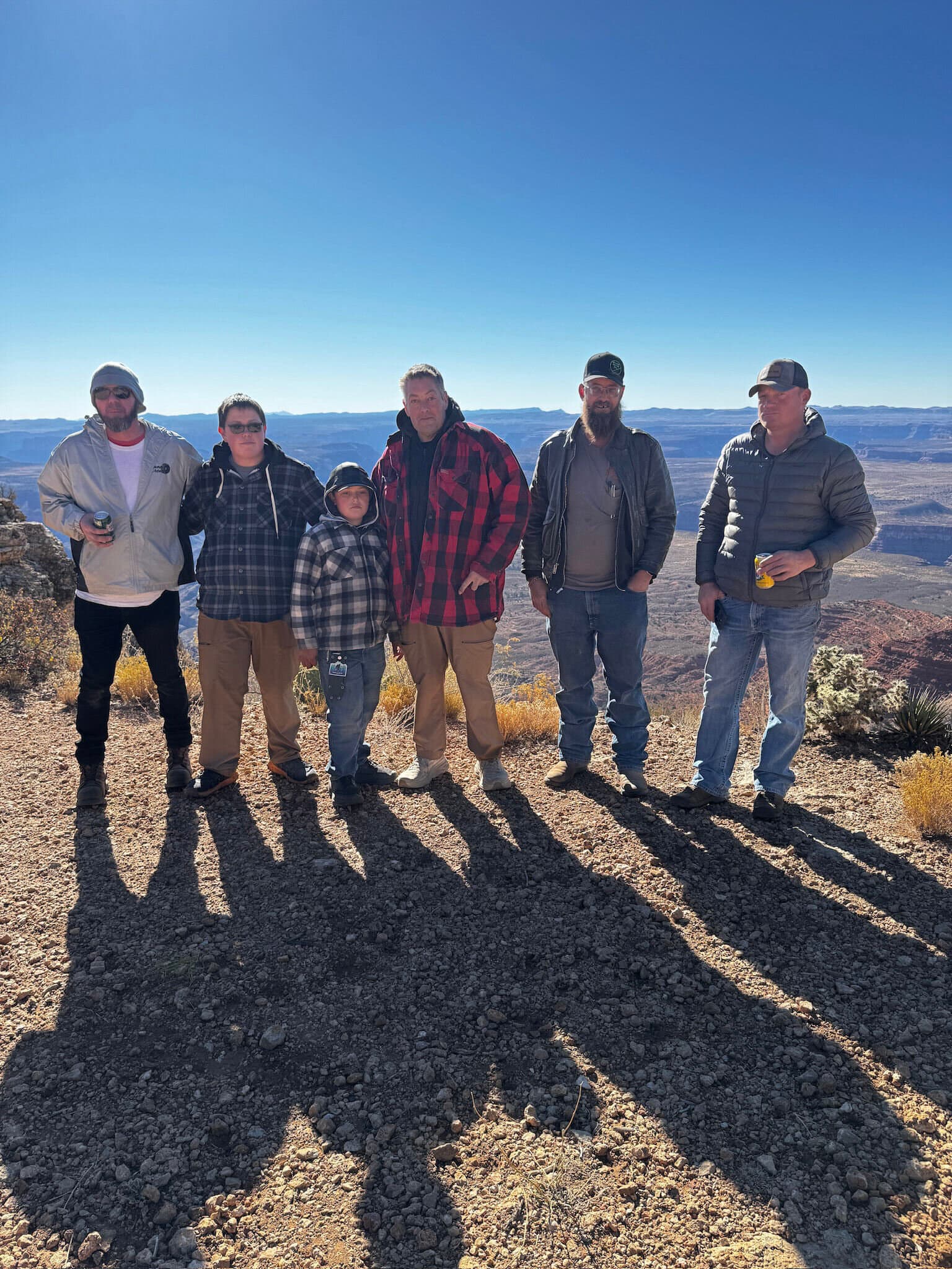 The HighCountry Unlimited crew at the North Rim of the Grand Canyon
